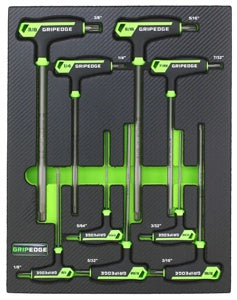 Grip Edge Tools 9-PC RPT SAE Hex T-Handle set (Long)