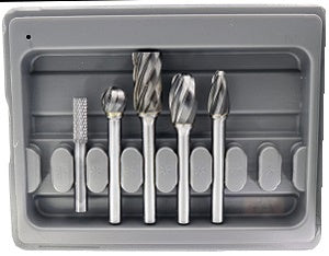 5 Piece Aluminum Carbide Burr