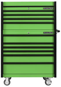 41" Green/Black Trim Top Chest