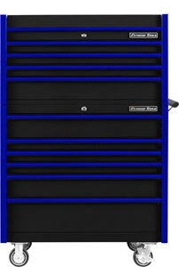 41" Black/Blue Trim Top Chest