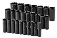 26 Piece 6 Point Deep Metric