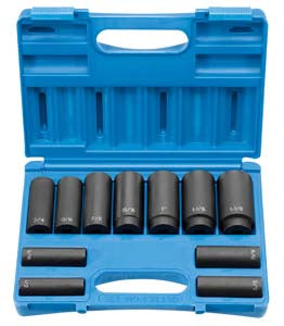 1/2" Drive 8 Point 11 Piece