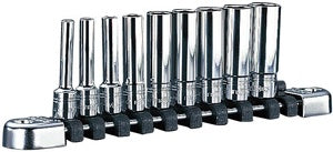 9 Piece 1/4" Drive Metric 6 Pt