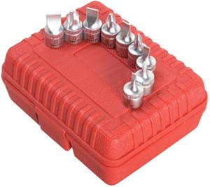 9 Piece 1/4" Drive Stubby and