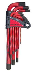 Mayhew 9 Piece Metric Twisted Hex Key set 1.5mm-10mm, 45053