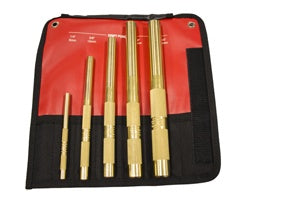 Mayhew 5-PC BRASS DRIFT PUNCH SET