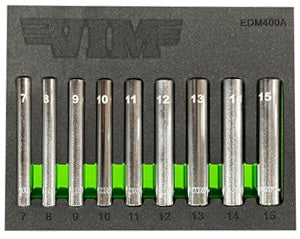 9 Piece 1/4" Drive MM Extra