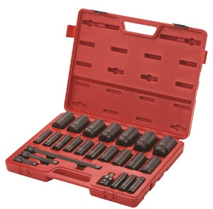 24 Pc. 1/2" SAE Drive Deep Imp