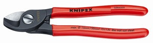 KNIPEX Cable Shearer w/ Twin Cutting Edge