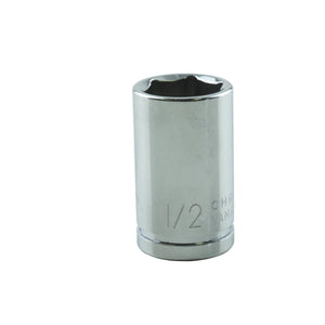 K Tool International Socket 1/2"  3/8" Drive 6 Point, 22116