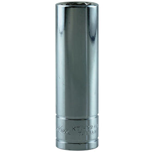 K Tool International Socket 1/2" 3/8" Drive 12 Point Deep, 22416