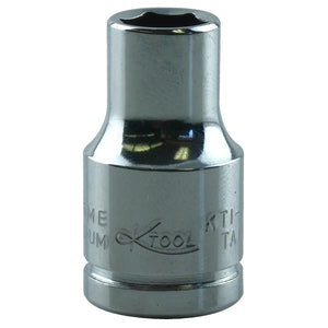K Tool International Socket 8MM 3/8: Drive 6 Point, 27108