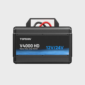 Topdon 12V/24V 4000A Jump Starter, V4000HD