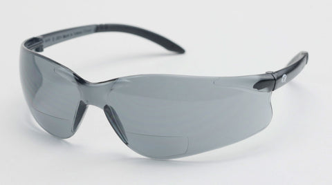 Image of Encon Veratti GT Series Bifocal Safety/Sun Glasses Grey Lens 1.0 to 3.0 Magnification Z87.1