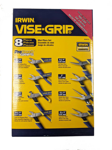 Image of Irwin Vise Grip 8 Piece Mini Pliers Set