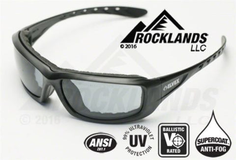 Image of Elvex GoSpecs Pro™ Anti Fog Safety Glasses Gray Ballistic Rated Lens Z87.1