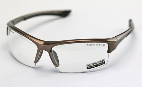 Image of Elvex Delta Plus Sonoma™ RX350™ Bifocal Safety/Reading Glasses Clear 1.0 to 3.0 Mag Z87.1