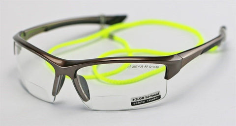 Image of Elvex Delta Plus Sonoma™ RX350™ Bifocal Safety/Reading Glasses Clear 1.0 to 3.0 Magnification KIT1