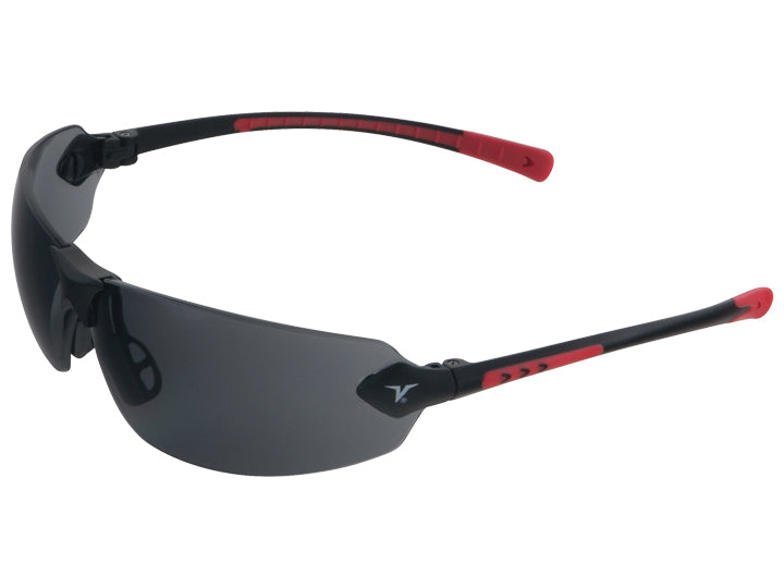 Encon Veratti 429 Safety/Sun Glasses Grey Lens Red Frame