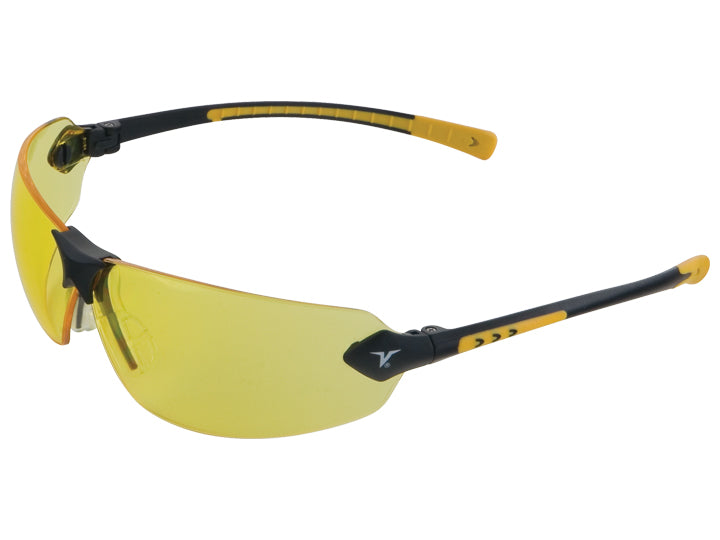 Encon Veratti 429 Safety Glasses Amber Lens Yellow Frame