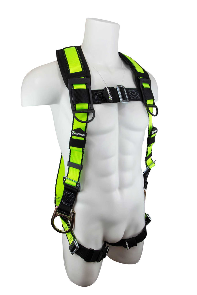 SafeWaze Pro+ Vest Harness with 3 D-rings, FS281