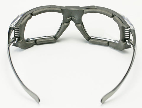Image of Delta Plus Go Specs IV Safety/Glasses/Goggles  Anti-Fog Lens Dark Gray Temples Z87.1
