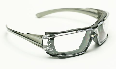 Image of Delta Plus Go Specs IV Safety/Glasses/Goggles  Anti-Fog Lens Dark Gray Temples Z87.1
