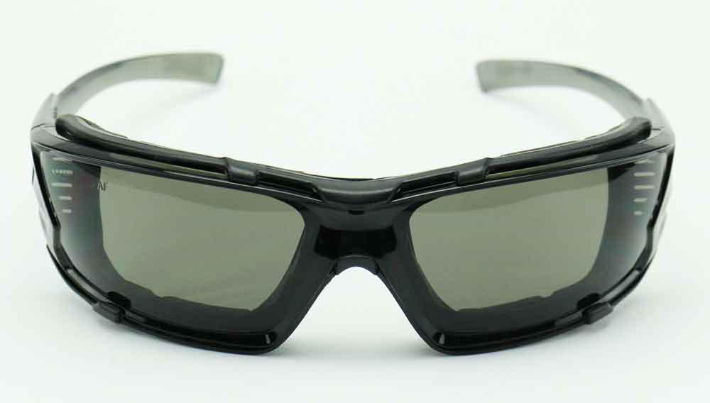Delta Plus Go Specs IV Safety/Glasses/Goggles  Anti-Fog Lens Dark Gray Temples Z87.1