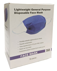 Lightweight General Purpose Disposable Face Mask 1 box 50 Units