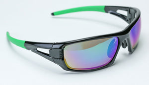 Elvex Impact Series RSG401 Ballistic Rated Safety, Sun Glasses, Mirror Lens