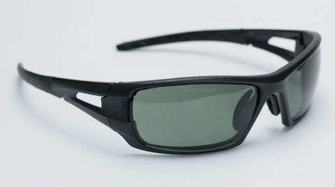 Elvex Impact Series RSG402 Ballistic Rated Safety, Sun Glasses, Grey Polarized Lens