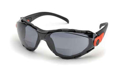 Elvex GO Specs Bifocal Safety/Reading/Sun/Glasses Grey Anti-fog Lens, 1.5,2.0,2.5