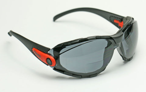 Image of Elvex GO Specs Bifocal Safety/Reading/Sun/Glasses Grey Anti-fog Lens, 1.5,2.0,2.5
