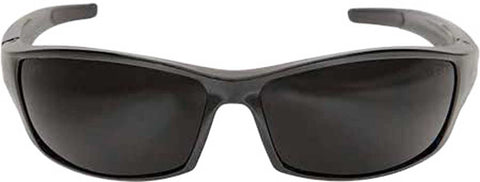 Image of Edge Eyewear Reclus Torque Safety/Sun Glasses Matte Black Frame Smoke Lens SR136