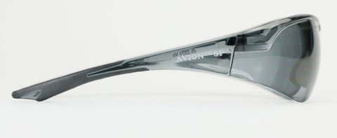 Image of Elvex Delta Plus Avion SF Slim Fit Safety/Shooting/Tactical/Sun Glasses Anti-Fog Smoke Lens Black Frame