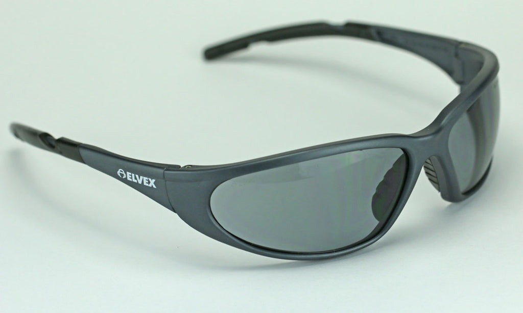 Elvex Delta Plus XTS™ Safety/Tactical/Shooting Glasses Gray Anti-Fog Lens/Black Frame Z87.1
