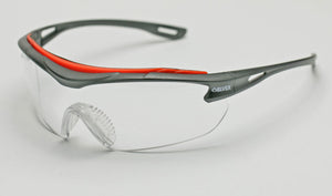 Elvex Delta Plus Brow-Specs Safety/Shooting Glasses Clear Anti-Fog Lens