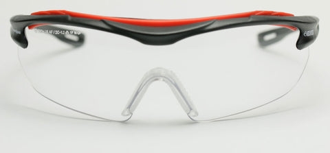 Image of Elvex Delta Plus Brow-Specs Safety/Shooting Glasses Clear Anti-Fog Lens