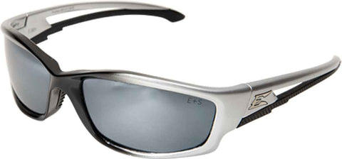 Edge Eyewear Kazbek Safety/Sun Glasses Silver Mirror Lens Ballistic SK117 Z87.1
