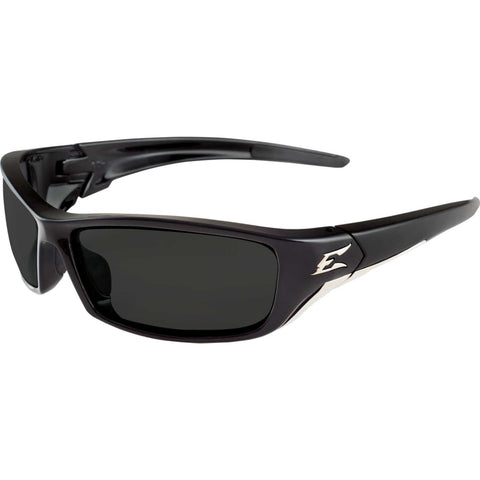 Image of Edge Eyewear Reclus Safety/Sun Glasses Gloss Black Frame Smoke Lens SR116