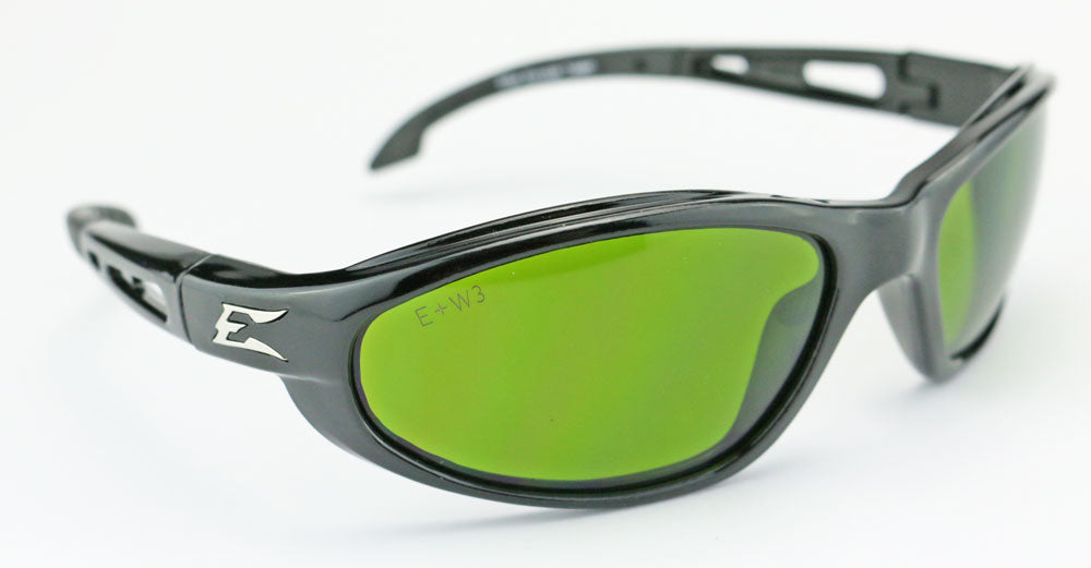 Edge Eyewear Dakura Safety Glasses IR Green Shade Welding Lens