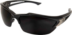 Edge Eyewear Khor Safety/Sun Glasses Black/Smoke Polarized Ballistic TSDK216