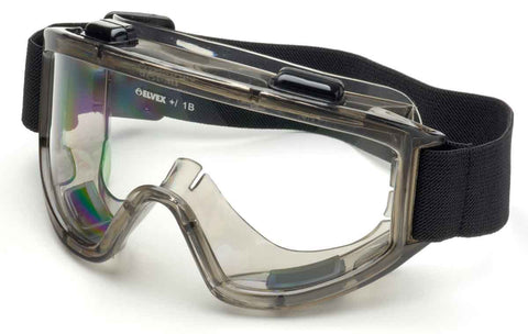 Image of Elvex Delta Plus Visionaire Safety Goggles Clear Anti-Fog Anti-Scratch Over Fit Z87.1