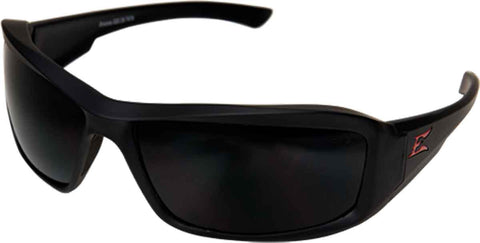 Image of Edge Eyewear Brazeau Torque™ Safety/Sun Glasses Black/Smoke Lens Ballistic XB136